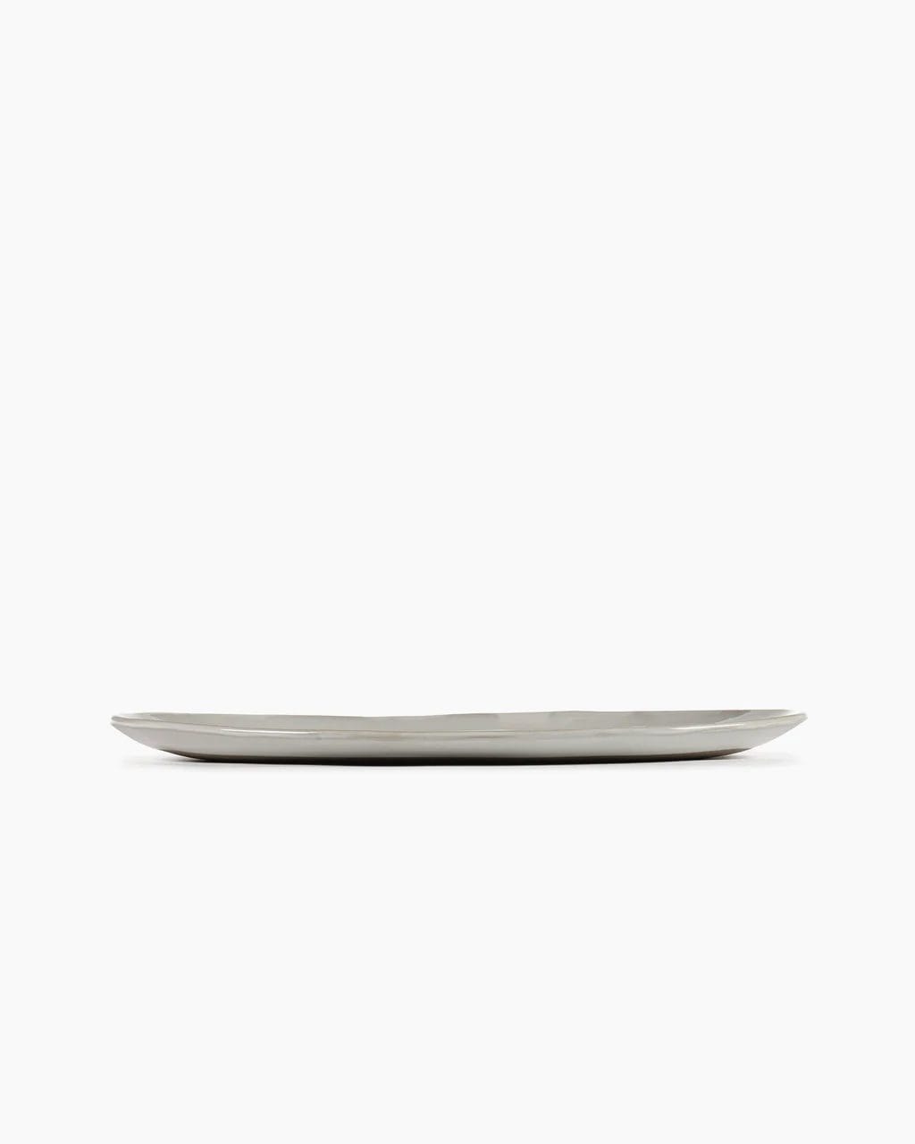 Oval Plate Off White La Mère