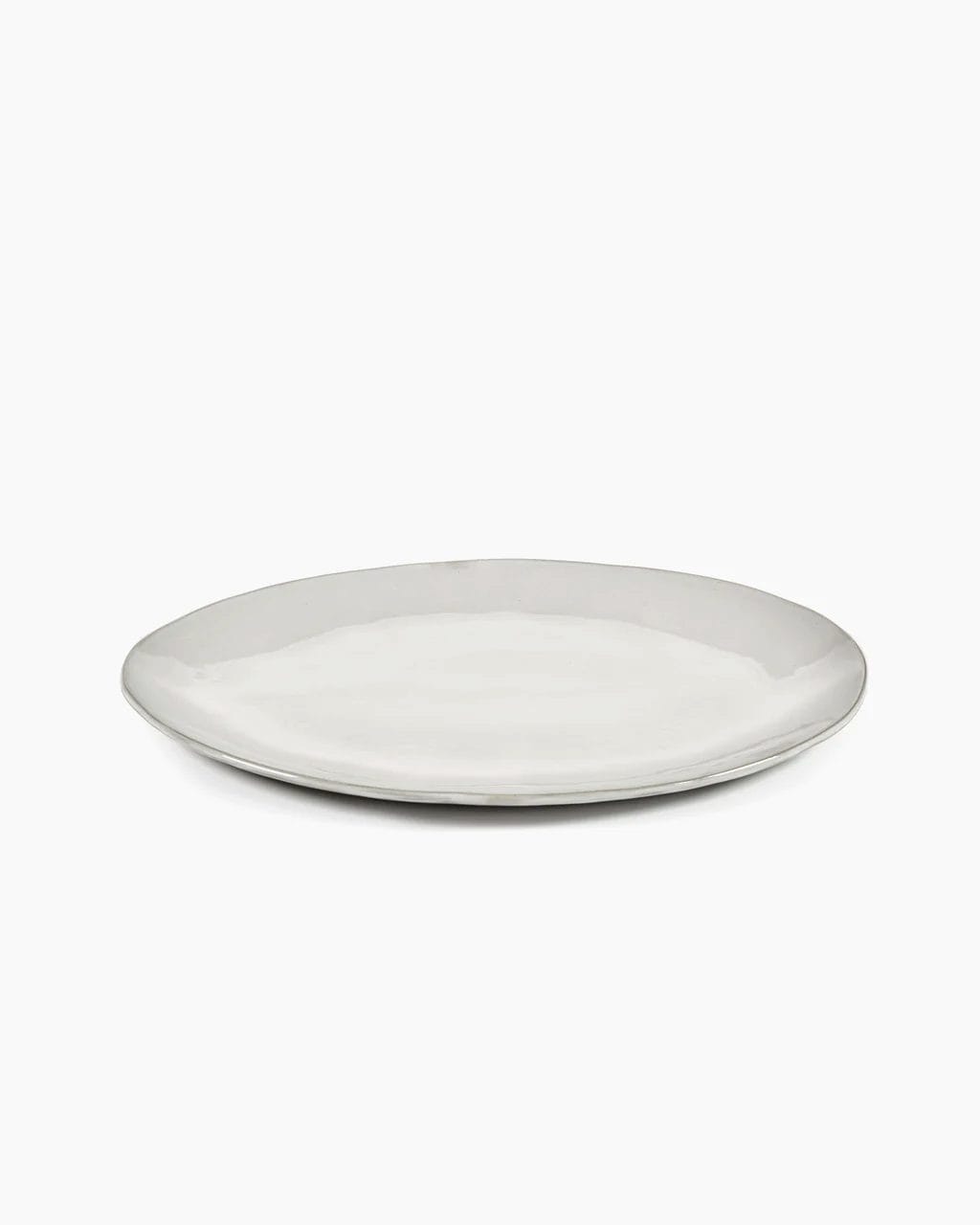 Oval Plate Off White La Mère