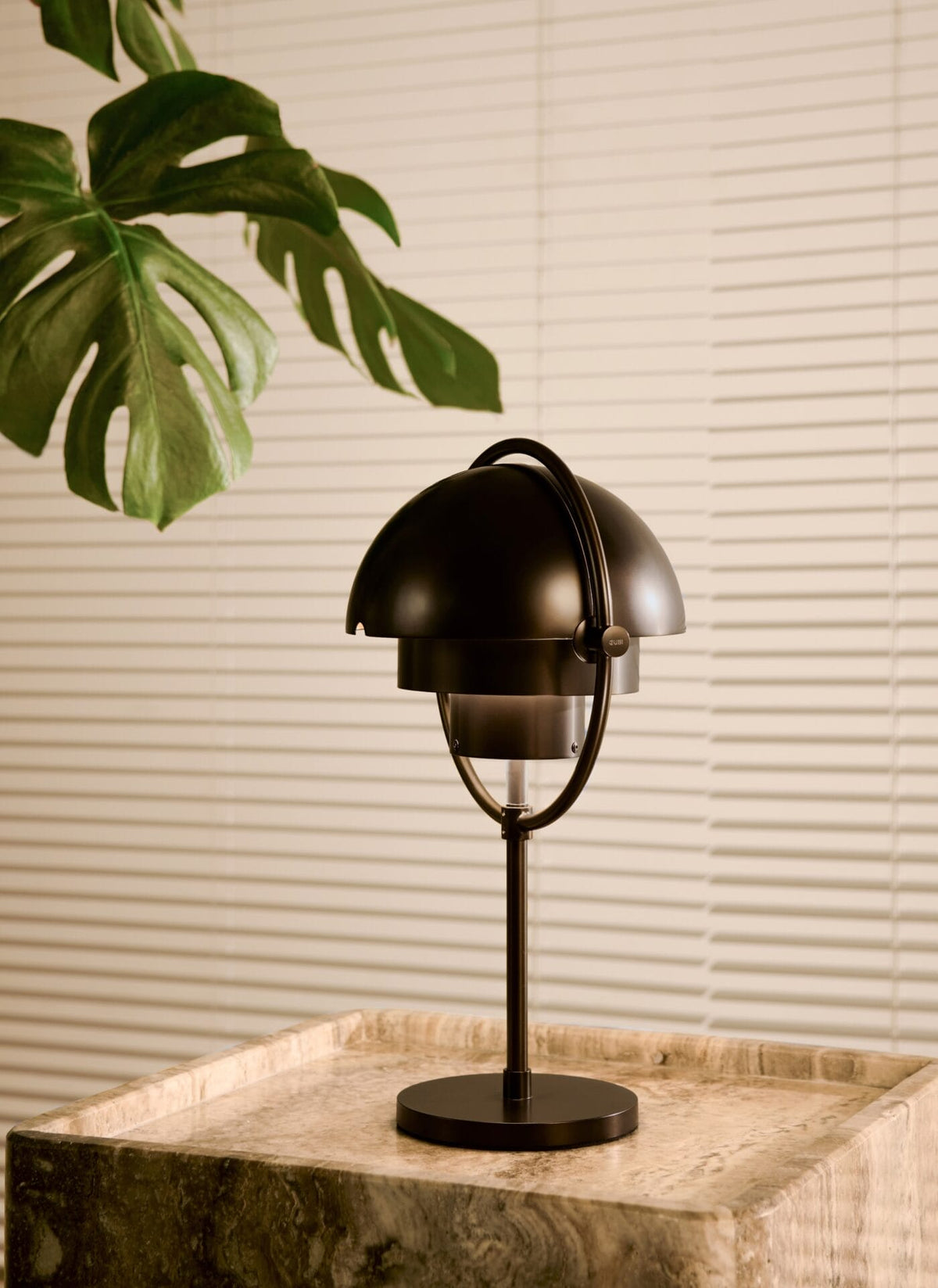Multi-Lite Portable Lamp, Black Brass