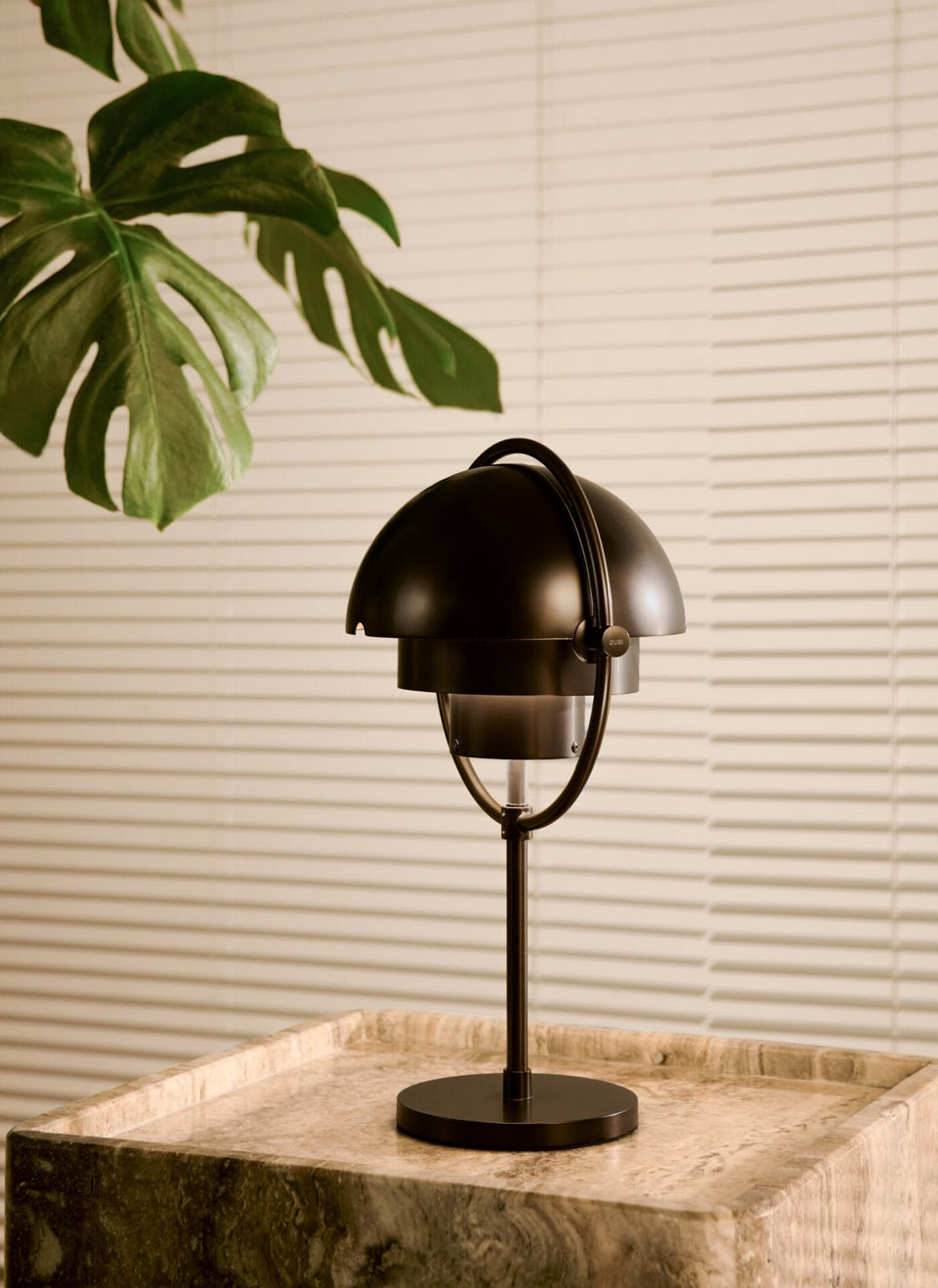 Multi-Lite Portable Lamp, Black Brass