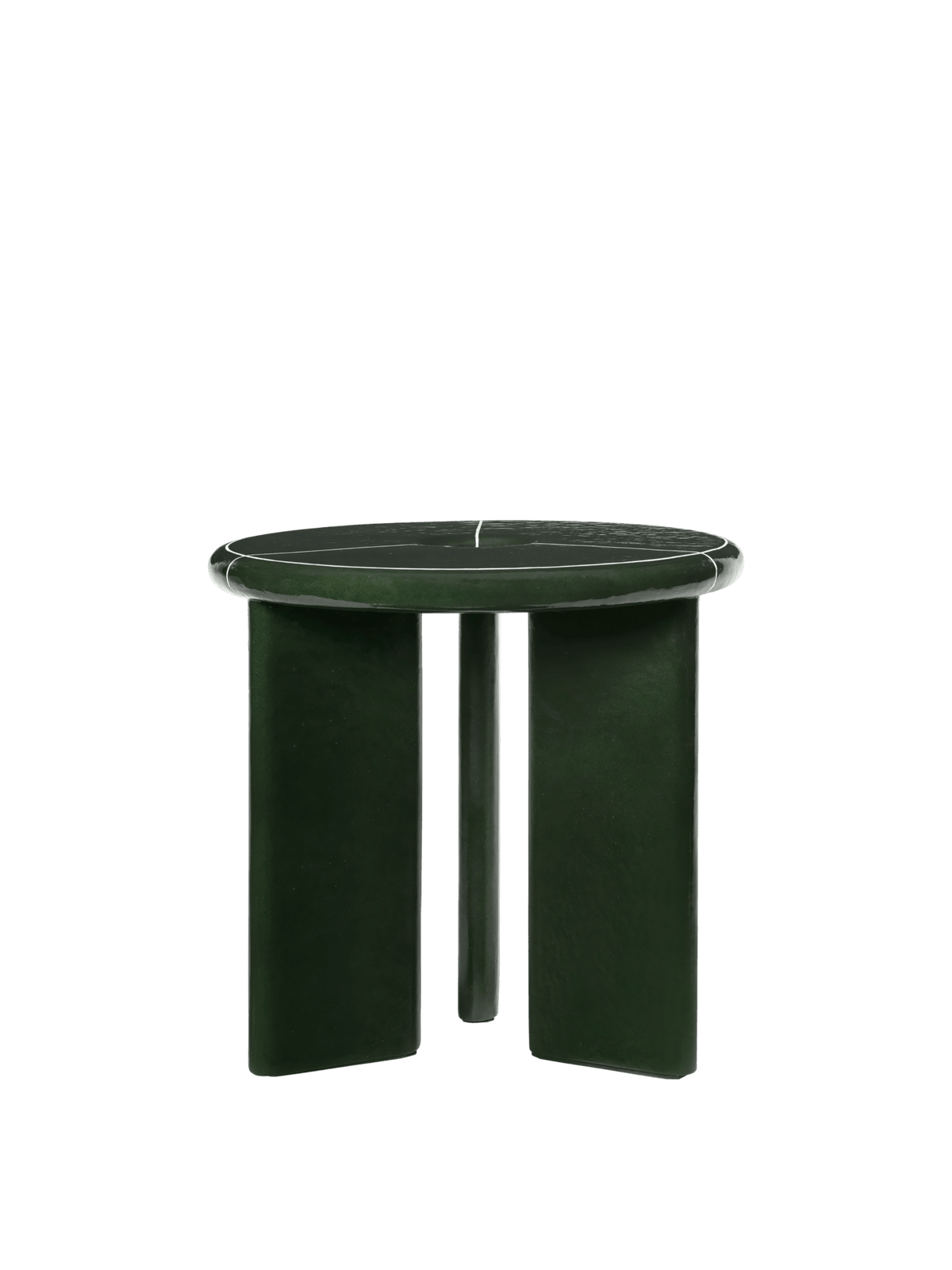 Deya Side Table, Dark Green Ø47 x W47 x H45cm
