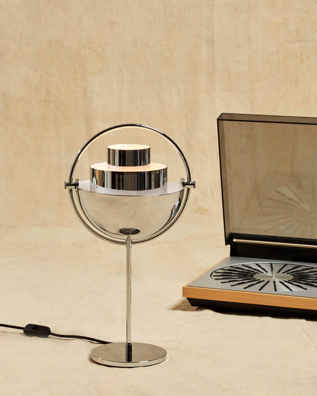 Multi-Lite Table Lamp, Chrome