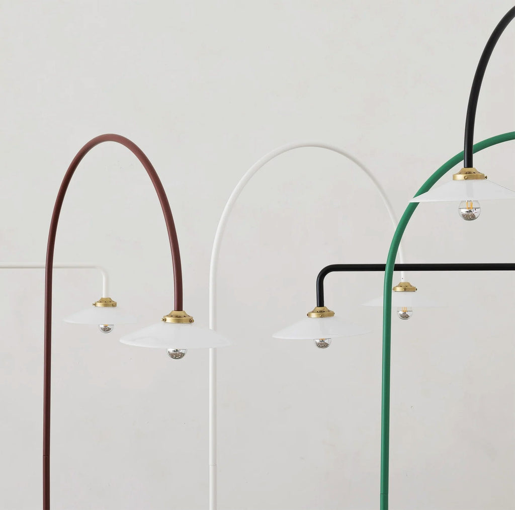 Hanging Lamp n°2, Menie Red, Muller van severen L75 W25 180H cm