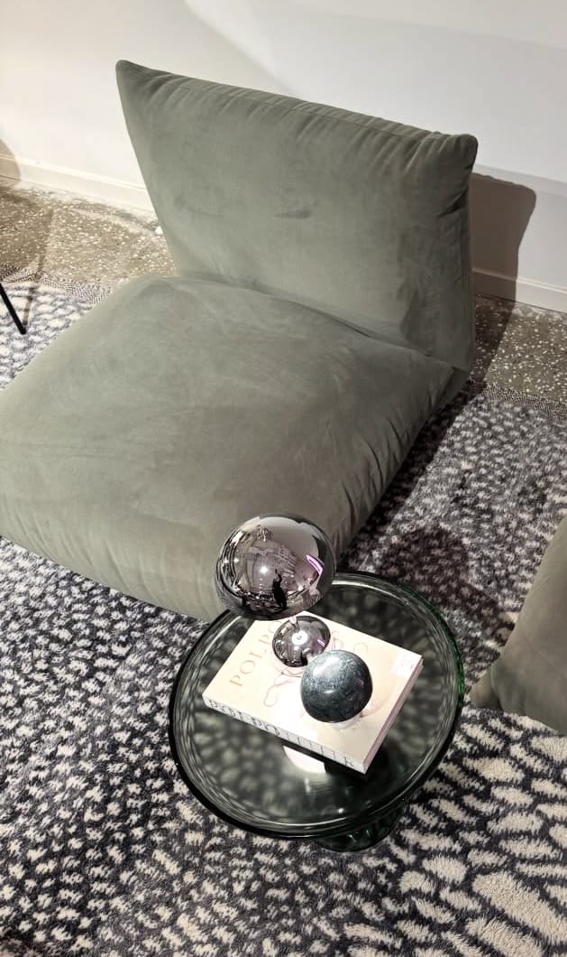 Marenco Soft Armchair, Without Armrests, Scuba color 36 Dark Green, Cat T2, W76 x L96 x 70 cm