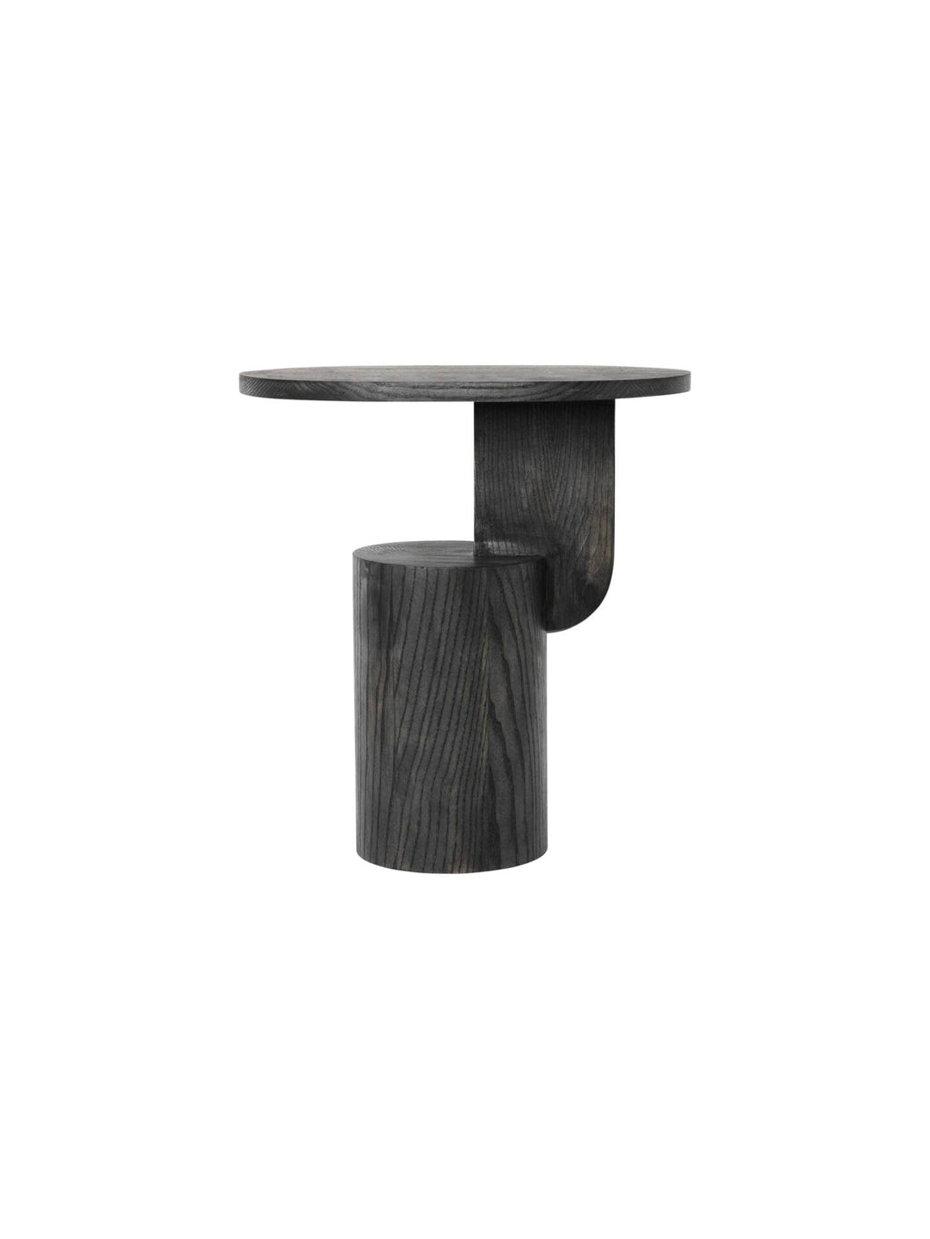 Insert Side Table - Black stained, H50 cm
