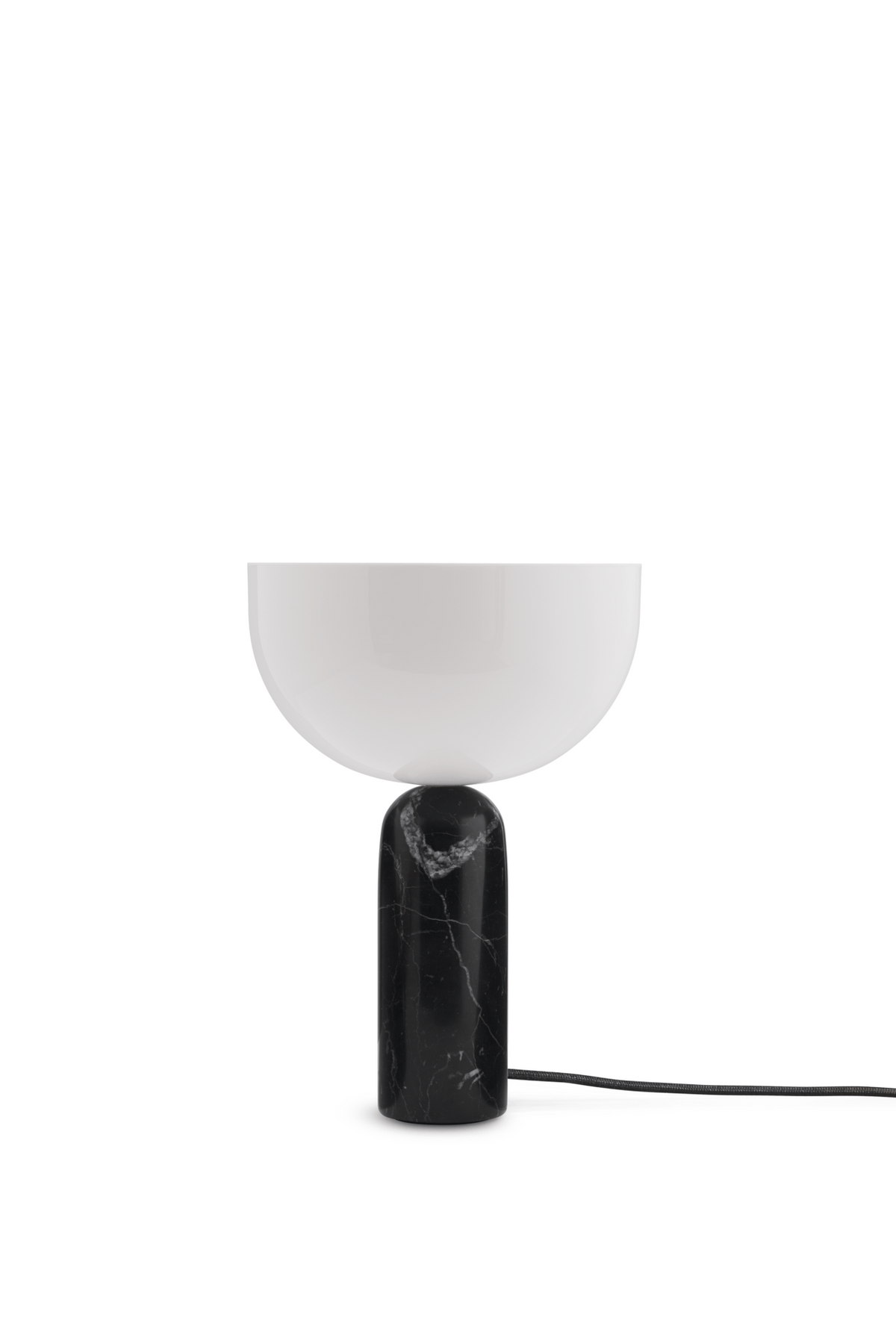 Kizu Table Lamp, Small, Black Marble Ø25 cm