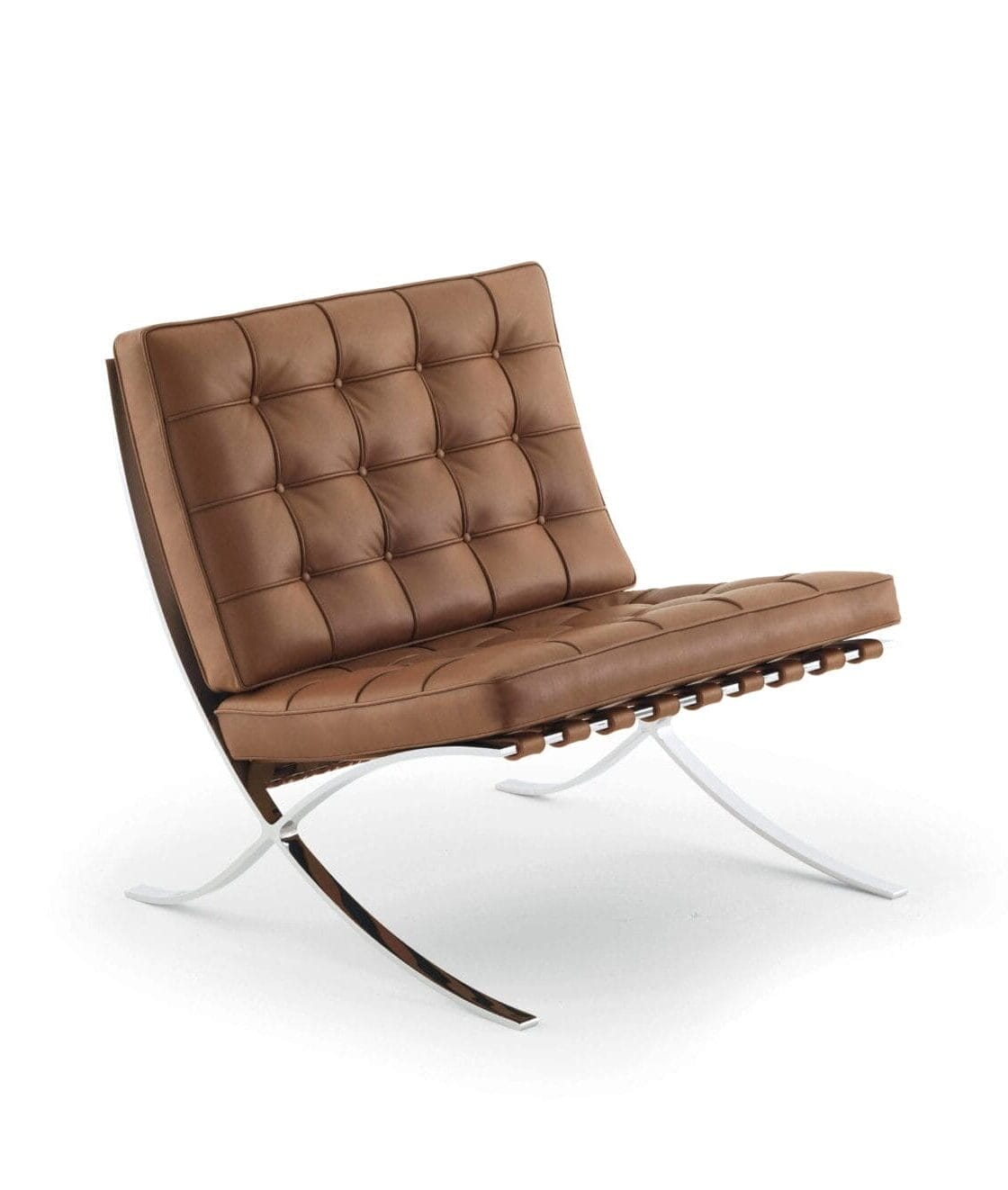 Barcelona Chair - Relax, Leather Velluto Pelle - Amber