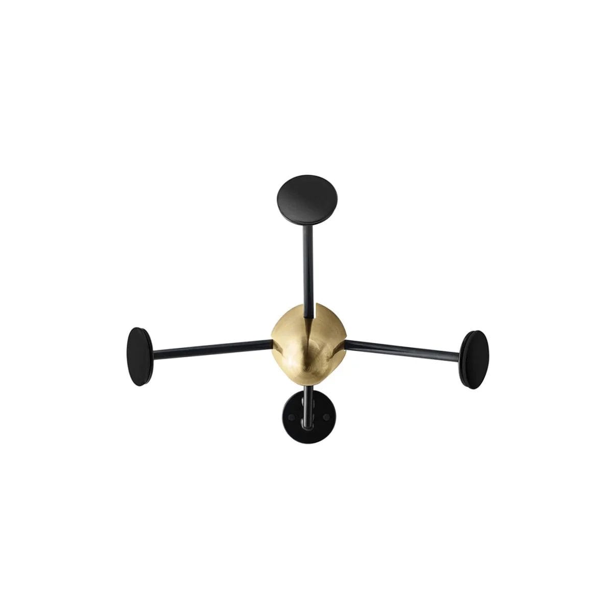 Matégot Coat Rack, Soft Black Semi Matt