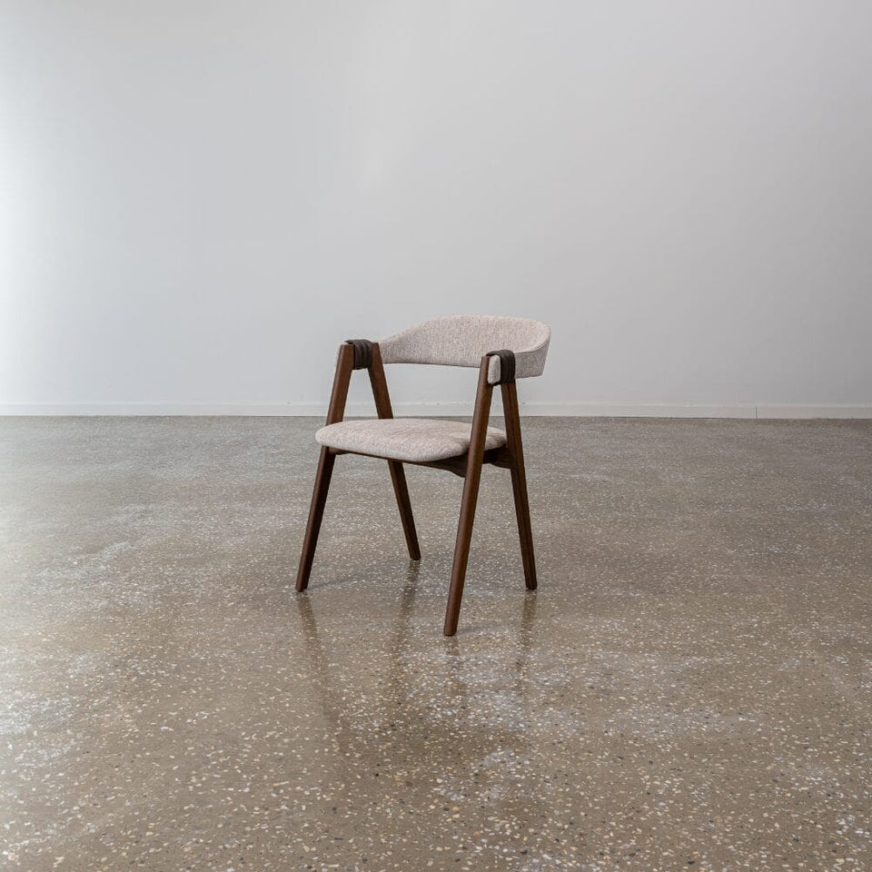 Mathilda Stackable Ash Chair Upholstered, Cat S