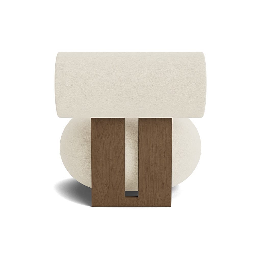 Hippo Lounge Chair, FSC Certified Oak, Light Smoked Oak, Barnum, Col. 24