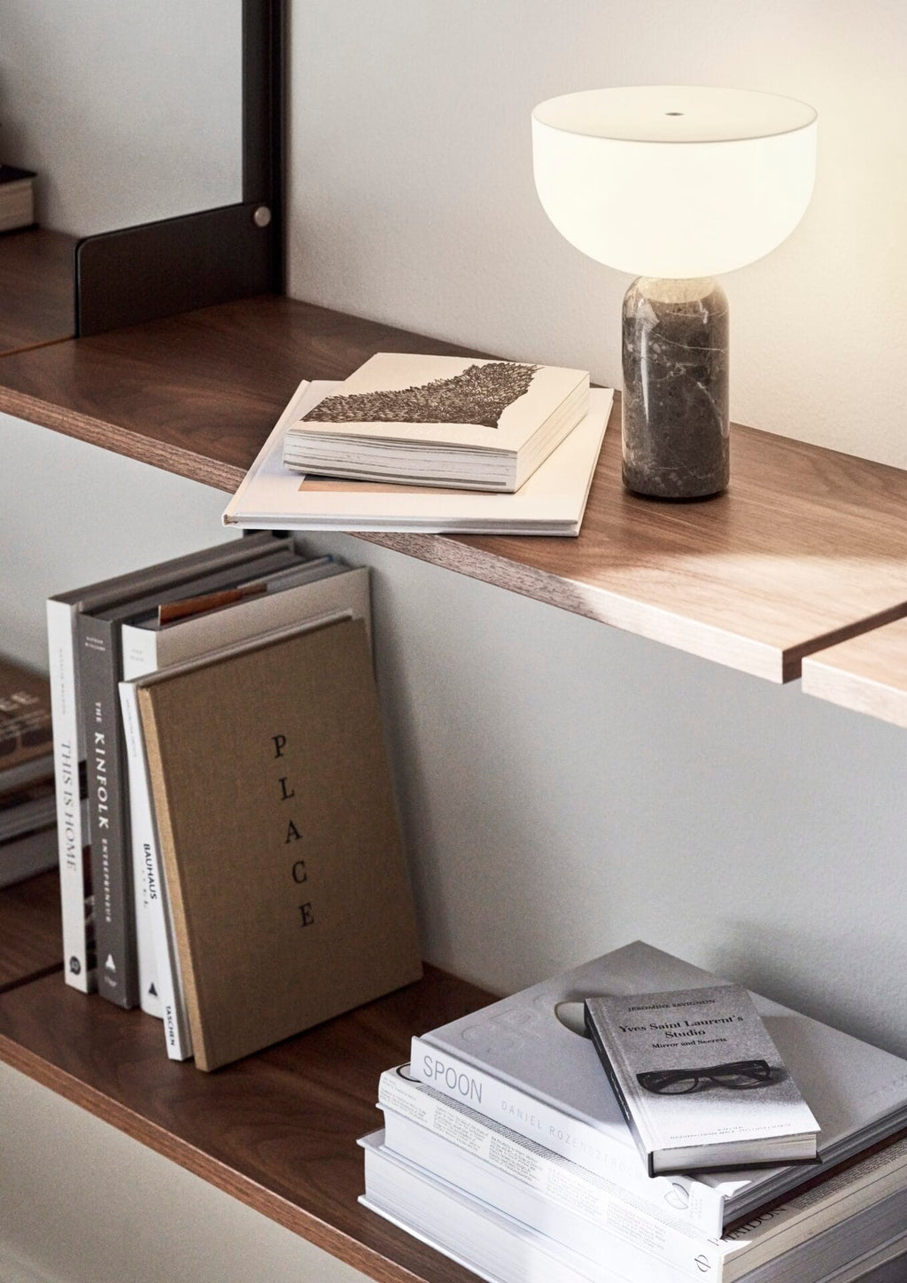 Kizu Portable Lamp, Grey Marble Ø18 cm
