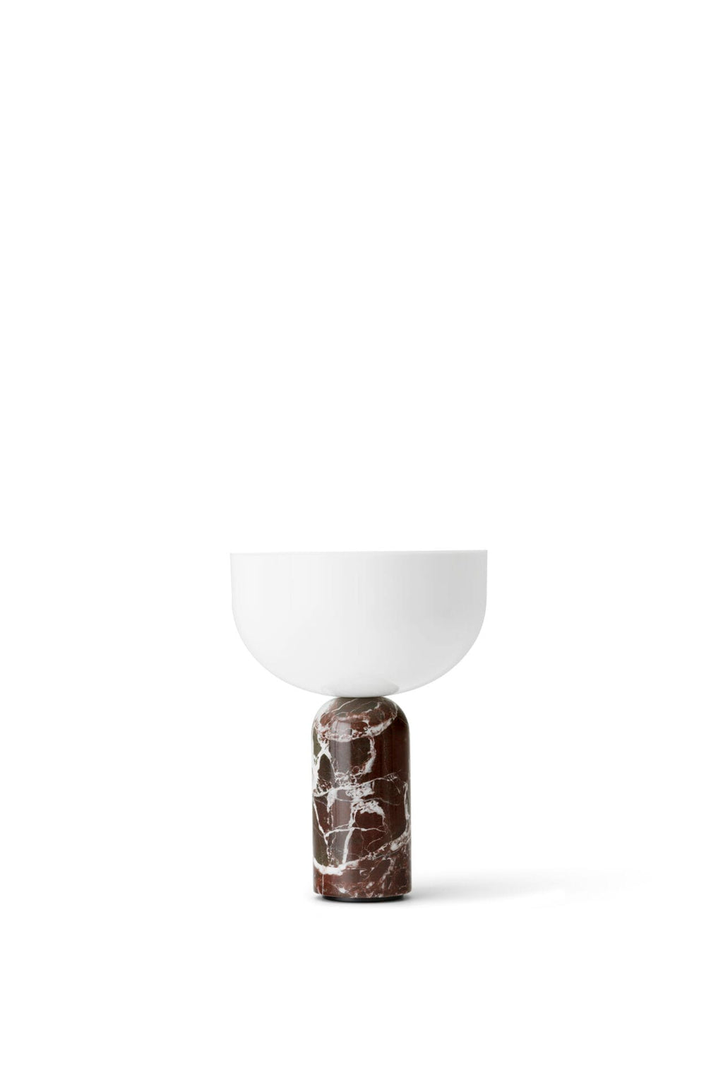 Kizu Portable Lamp,Rosso Levanto Marble Ø18 cm
