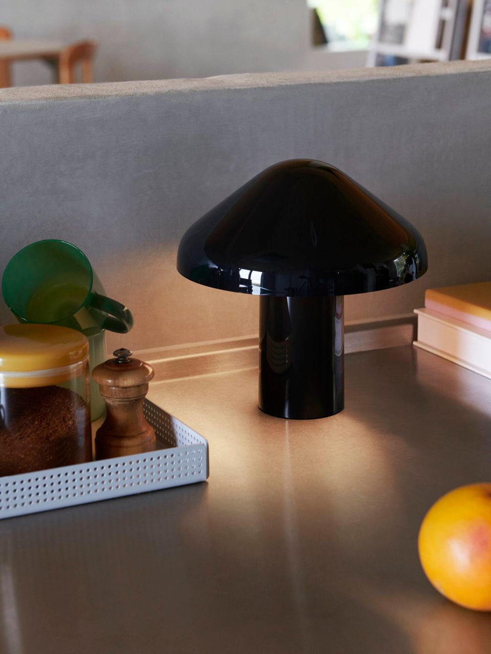 Pao Portable Lamp-Soft Black