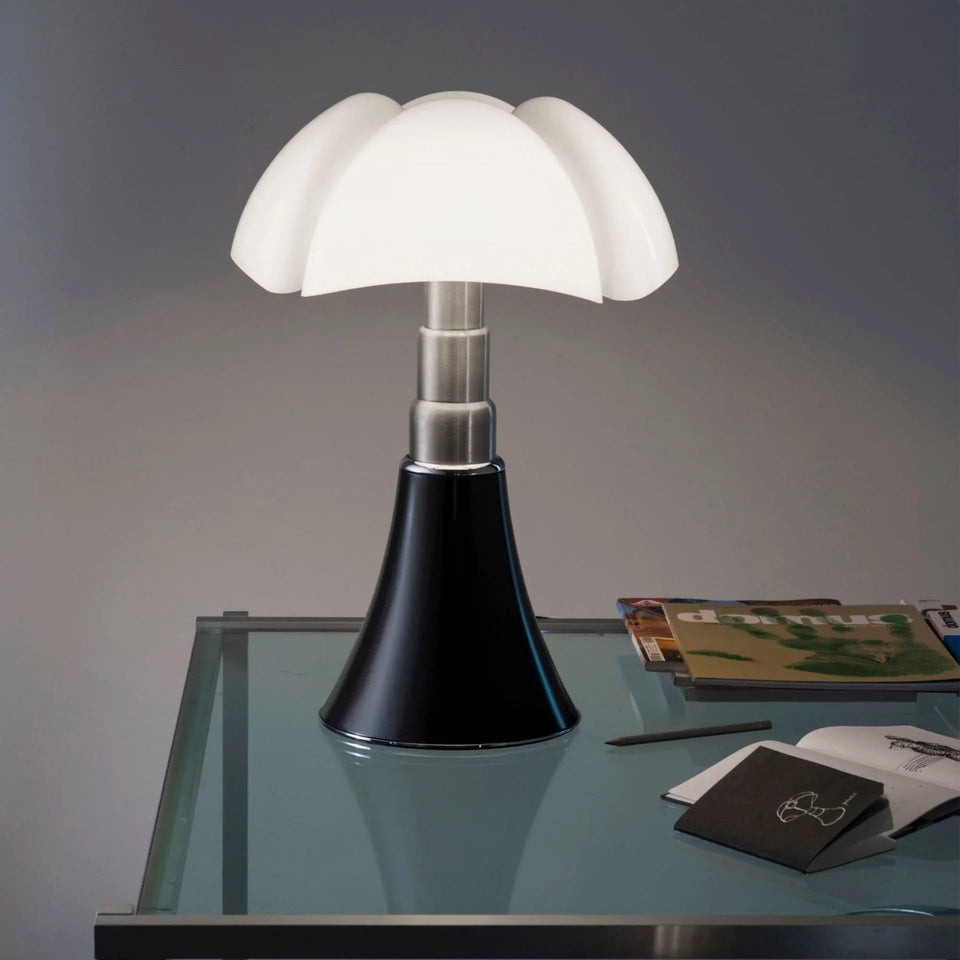 Pipistrello Medium, Black Polished, Ø40, H50-H62cm