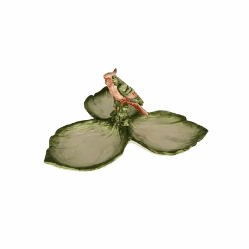 Radicchio Starter Handpainted Ceramic, Green