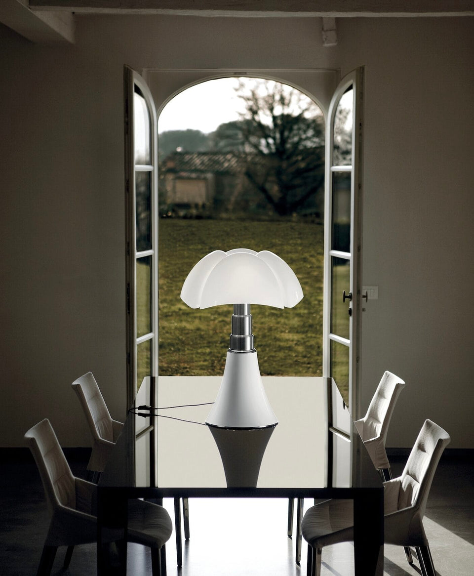 Pipistrello Floor Lamp, White D55x H70cm