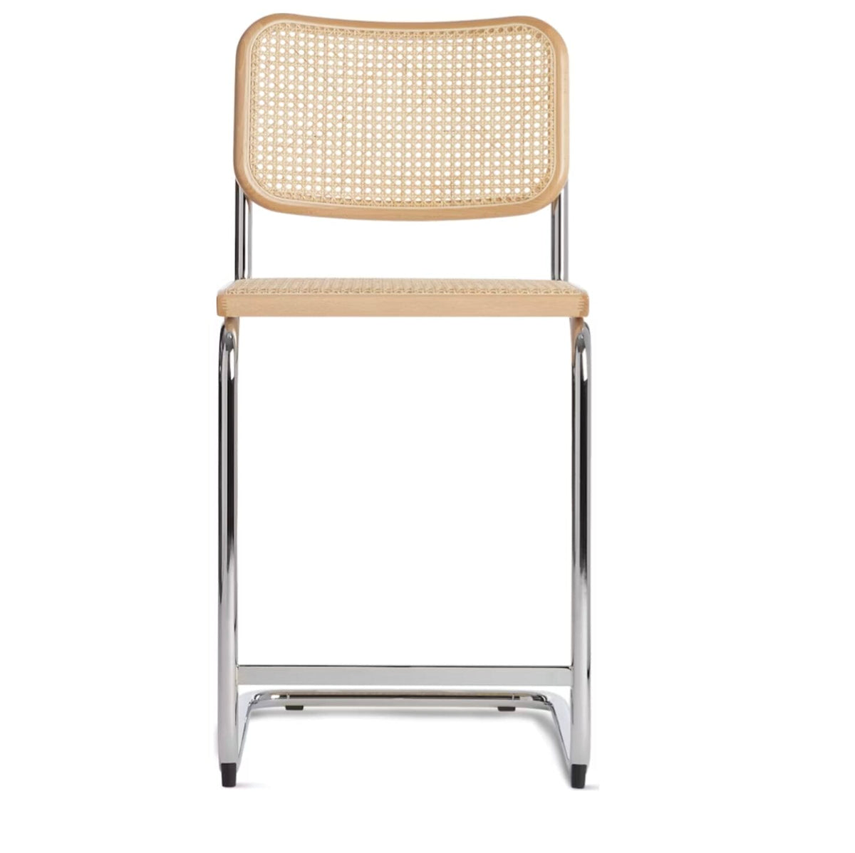 Cesca Stool Light beech, machine woven cane inserts H61cm