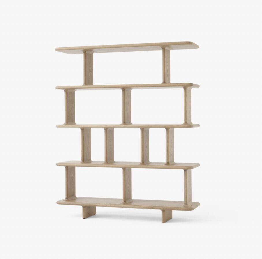 Archivo JH45 Shelf Oak , H168 cm W140 cm D38 cm