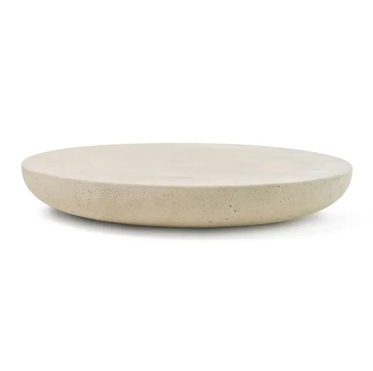 OLO Concrete Coffee Table, Ivory 1, Ø100cm H15cm
