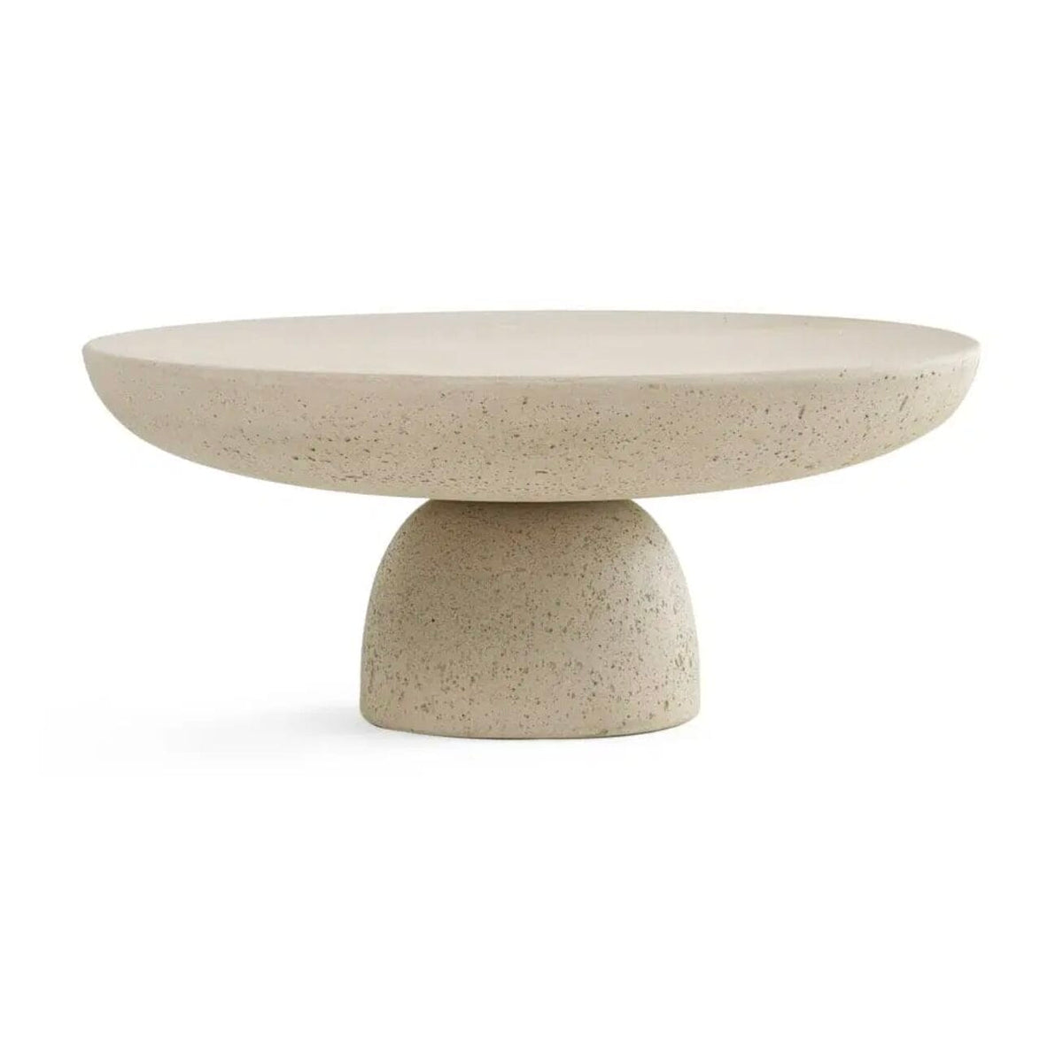 OLO Concrete Coffee Table, Ivory 1, Ø70cm H33cm