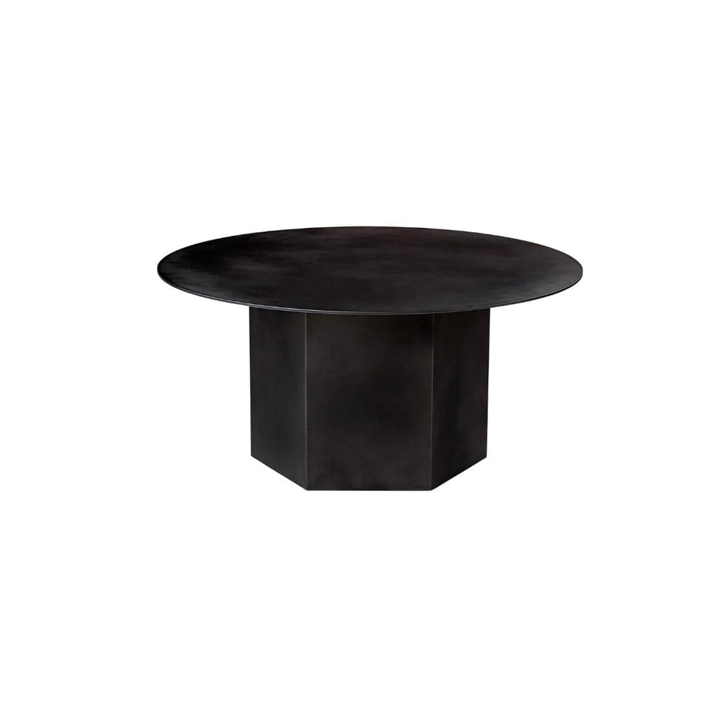 Epic Coffee Table - Midnight Black Steel, Round , Ø80 cm