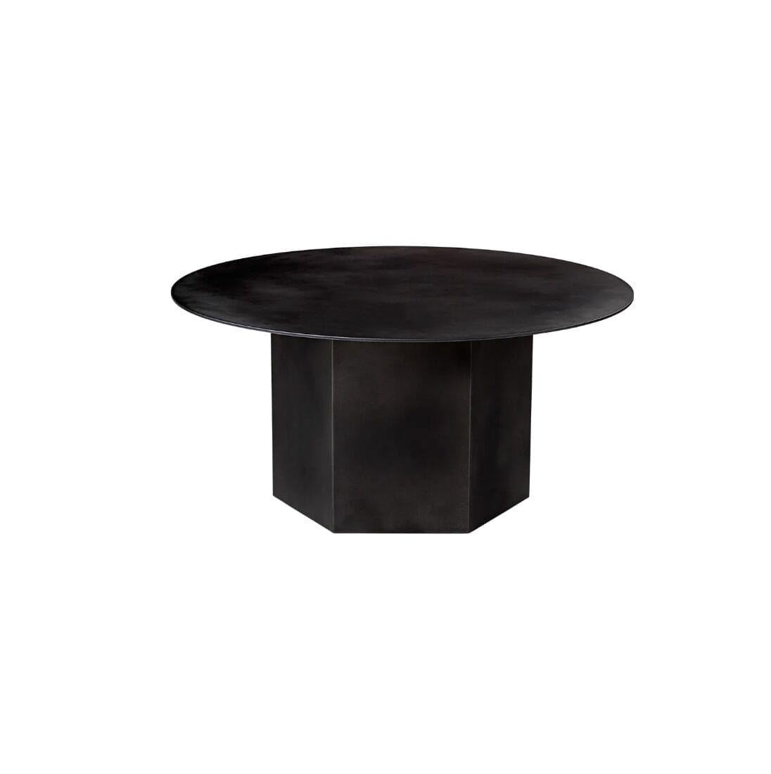 Epic Coffee Table - Midnight Black Steel, Round , Ø80 cm