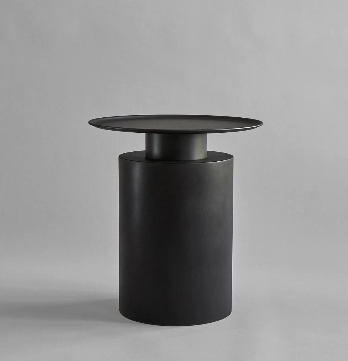 Pillar Table, Tall - Burned Black L45 x W45 x H50cm