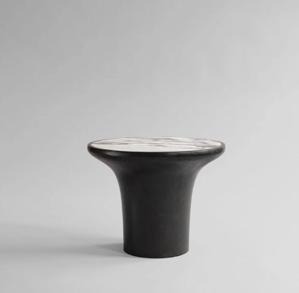 Trumpet Table, Low - Calacatta