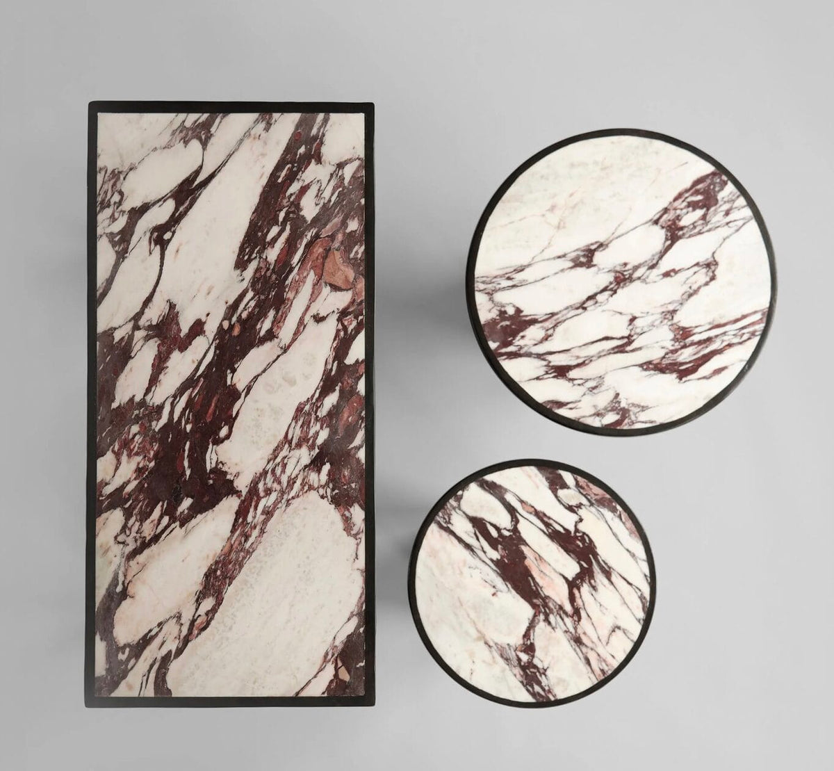 Trumpet Table, Low - Calacatta