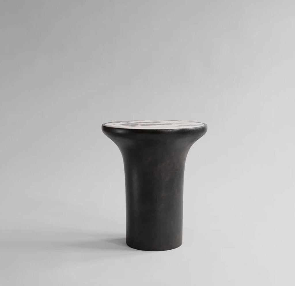 Trumpet Table, Tall - Calacatta