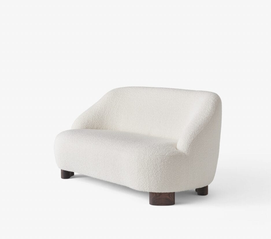 Margas 2-Seater Sofa LC3, Svevo 002 Walnut