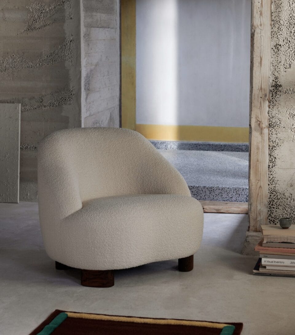 Margas Lounge Chair LC1, Svevo 002 Walnut