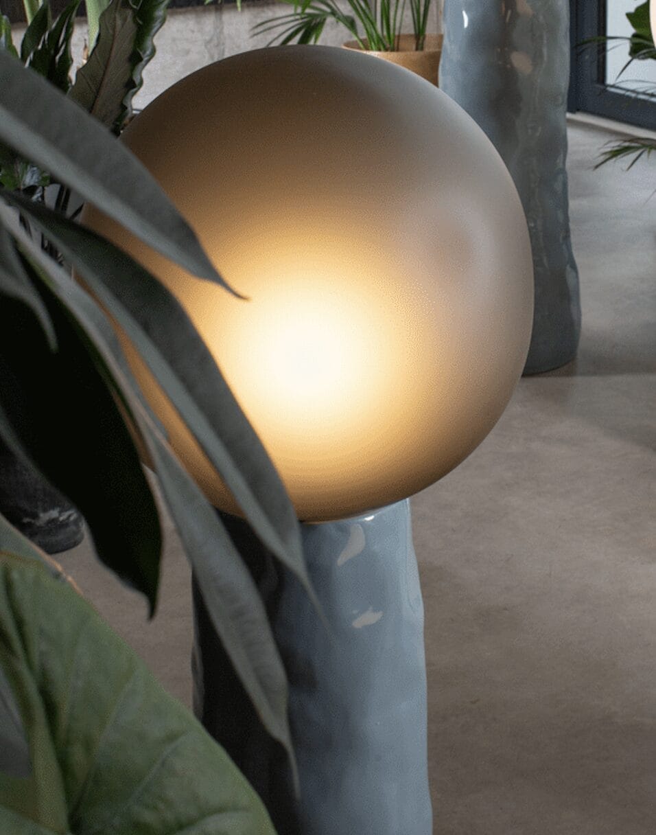 Kokeshi Small Light, Grey and Smokey