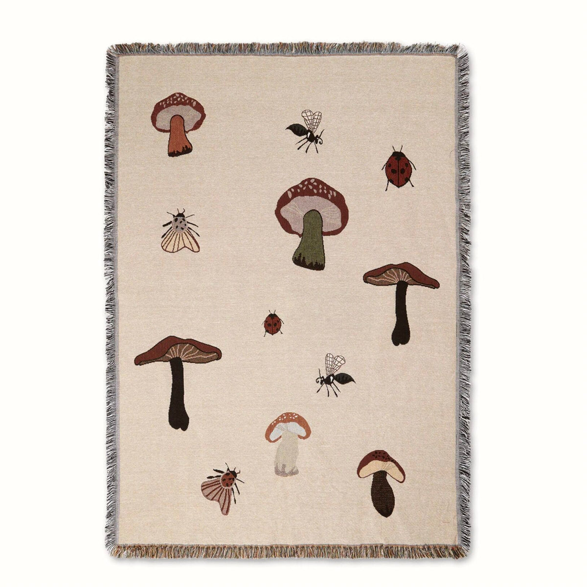 Forest Tapestry Blanket, Sand, W120 cm