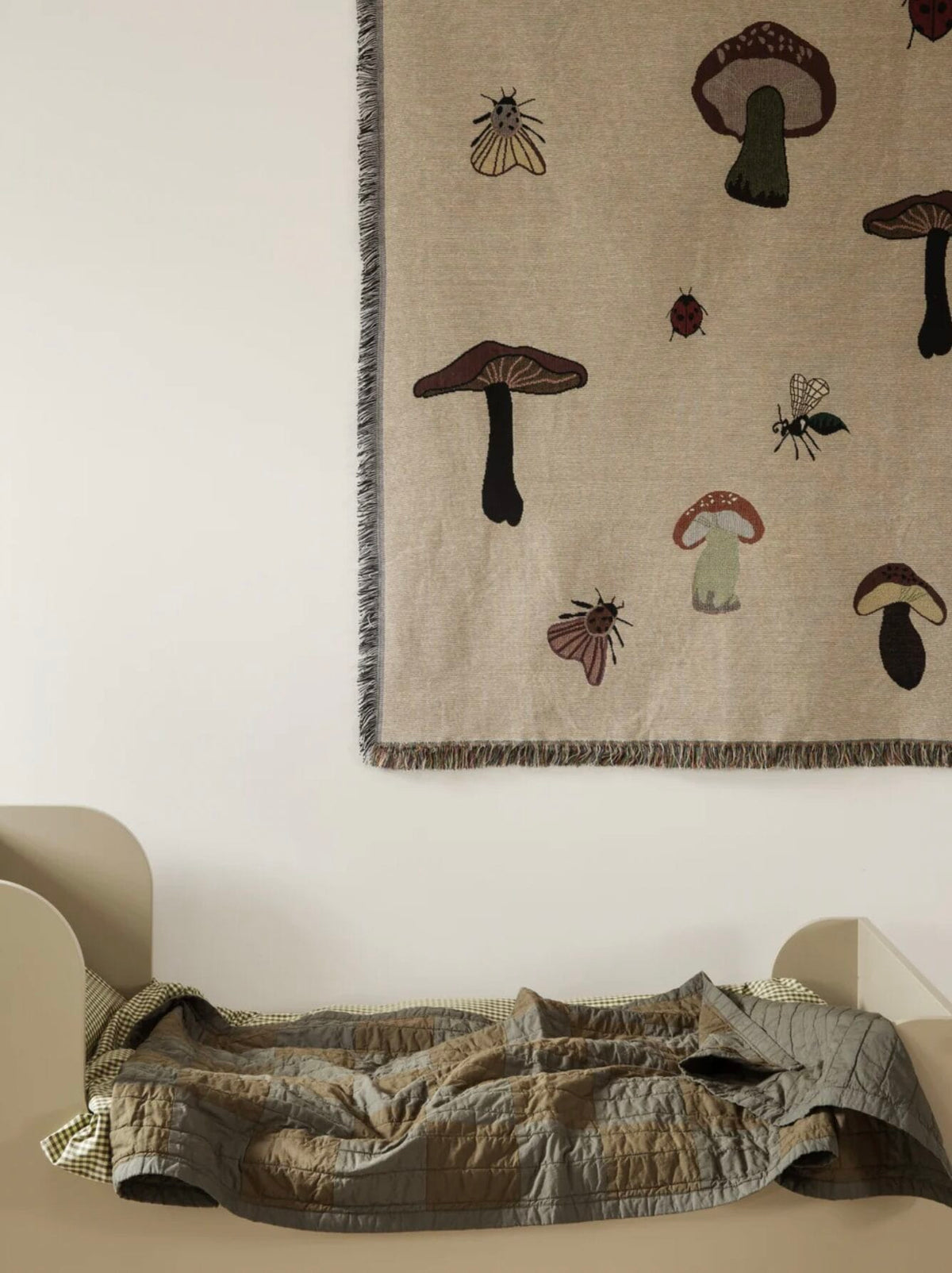 Forest Tapestry Blanket, Sand, W120 cm