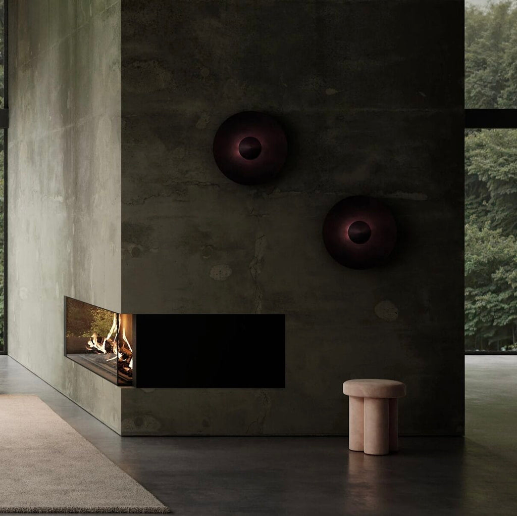 Dusk Wall Lamp- Burned Black L50 W50 H17,5 CM