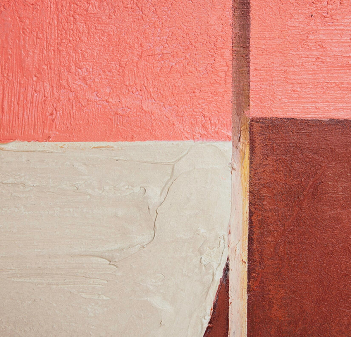 Framed artwork roseate hues, 107x127cm