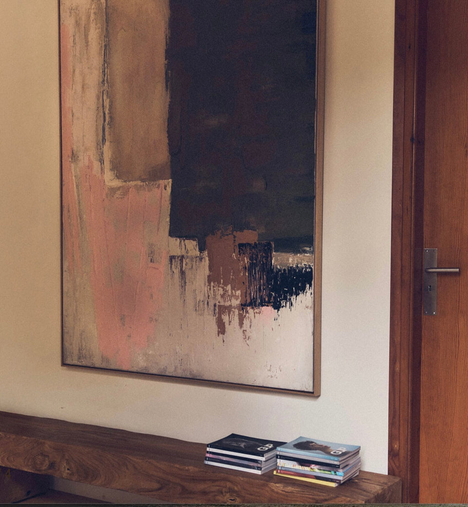 Framed artwork nomad, 123x163cm