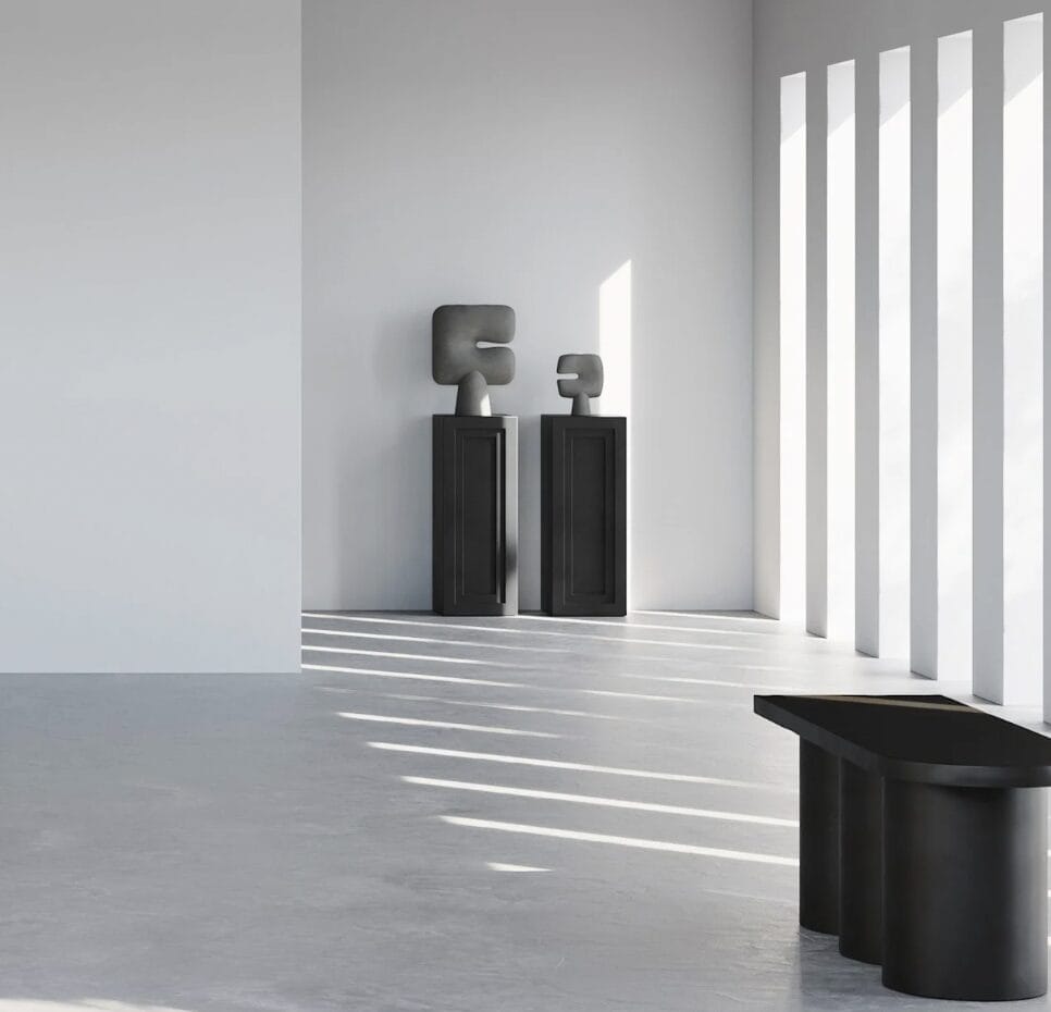 Tribal Vase, Mini - Dark Grey, L20 / W8
