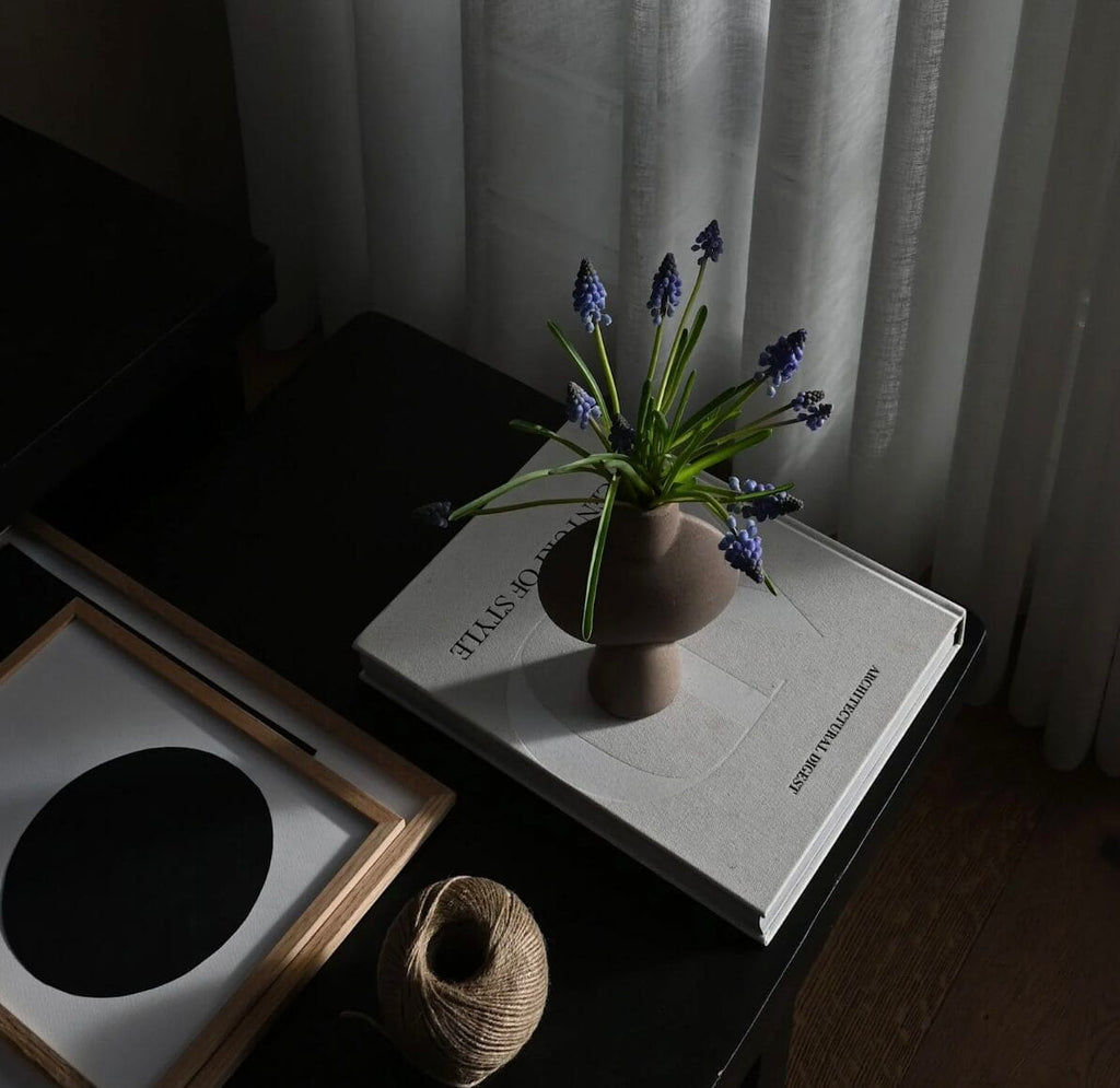 Sphere Vase Bubl, Mini - Taupe, L13 / W6