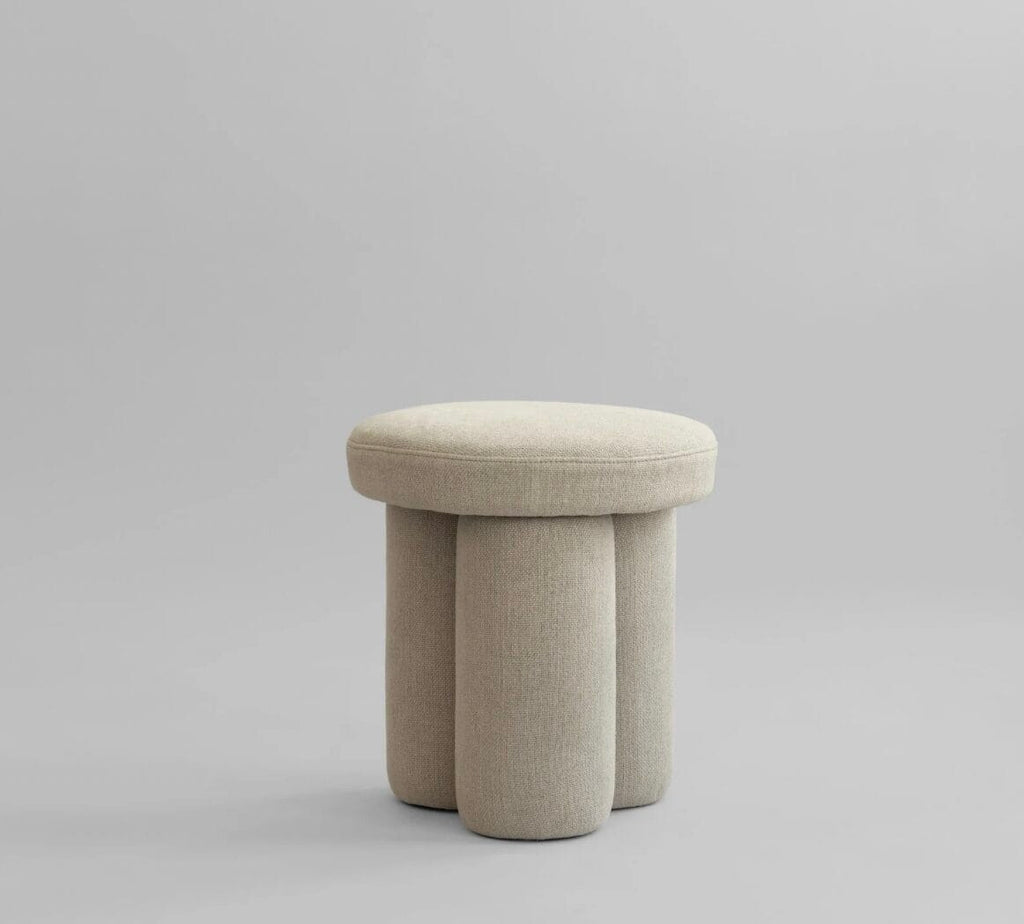 Big Foot Stool - Linen L38 / W38 / H43 CM