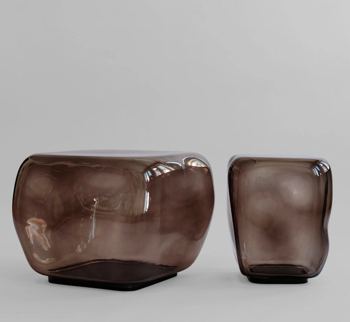 Ishi Coffee Table, Mini - Smoked Forest L31 / W31 / H38,5 CM
