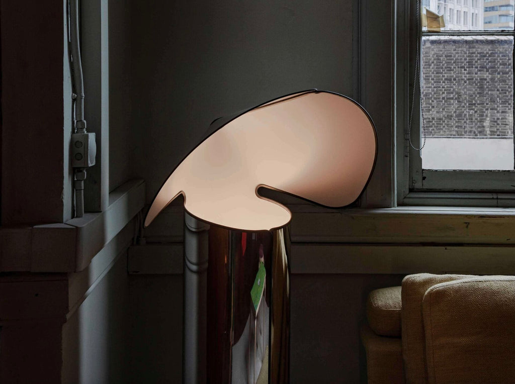Chiara Floor Lamp - Stainless Steel, D72 x H145cm