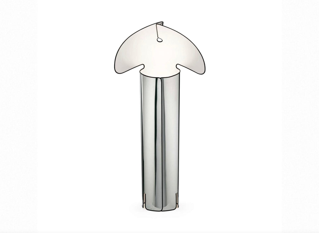 Chiara Floor Lamp - Stainless Steel, D72 x H145cm