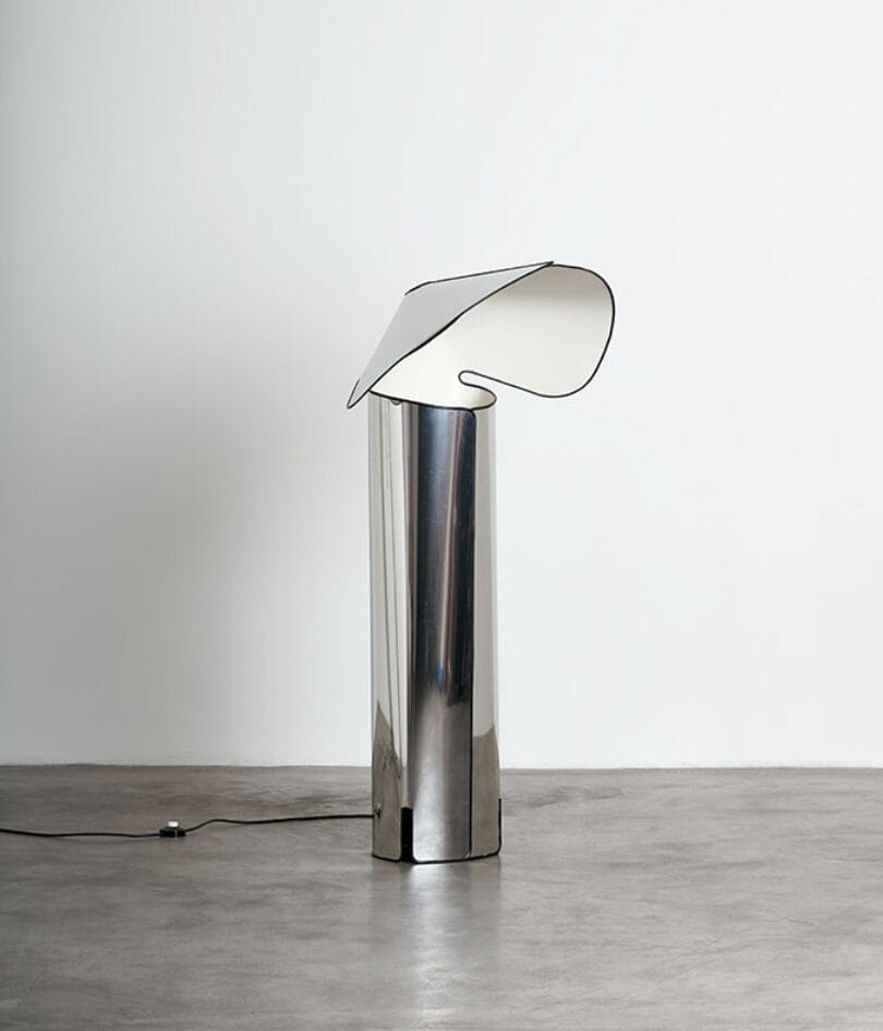 Chiara Floor Lamp - Stainless Steel, D72 x H145cm