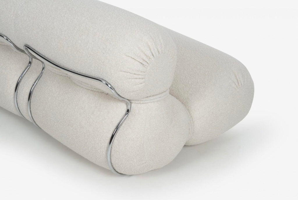 Orsola Sofa, Cat U, Ulmus 01, Chrome frame, 240 cm