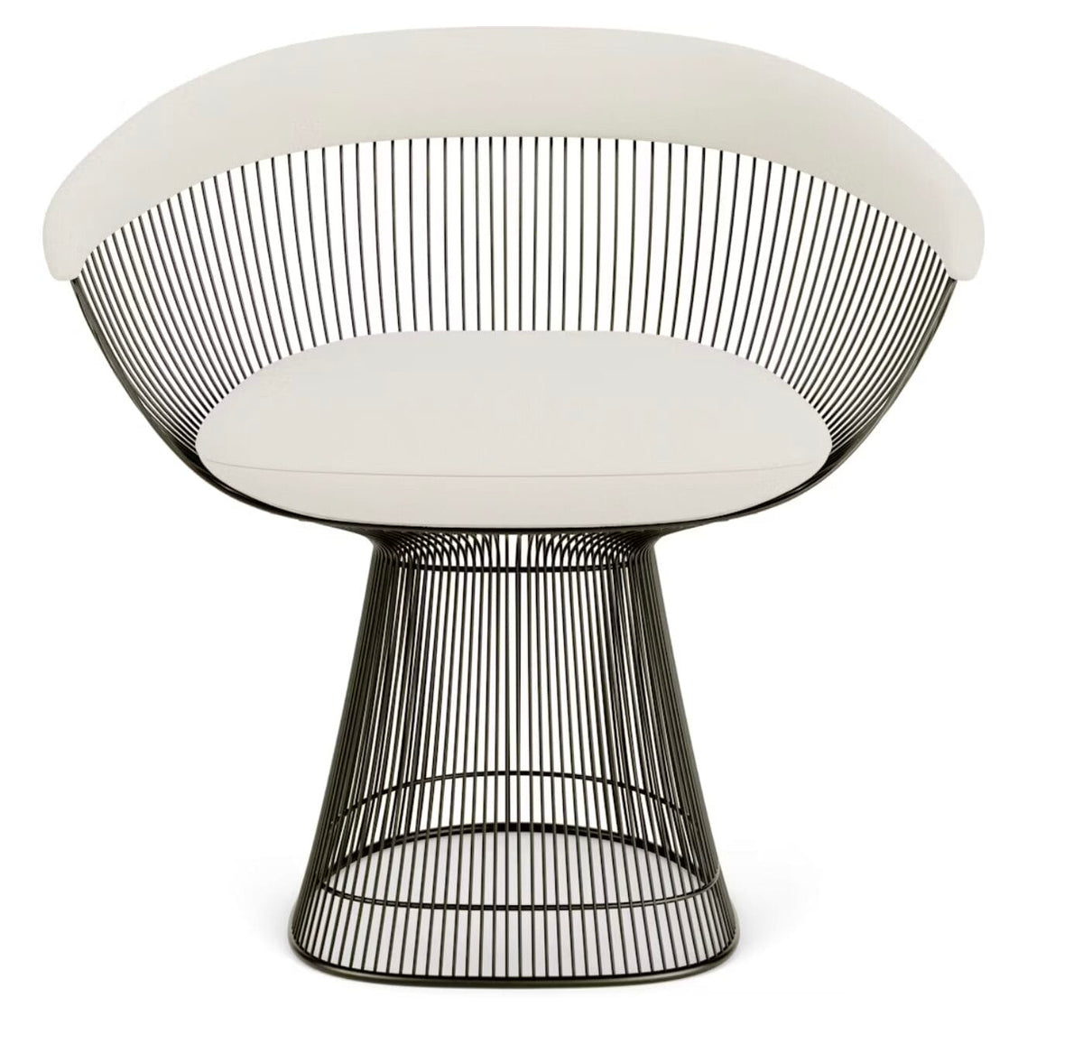 Platner Side Chair, Curly Ivory