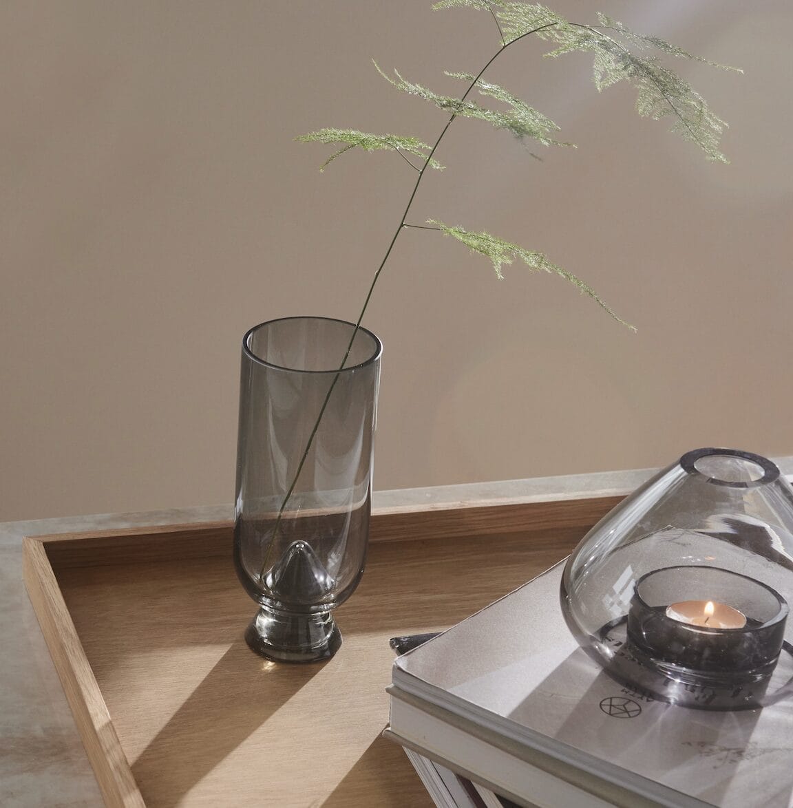 Glacies Vase, Black, Ø10.6 cm