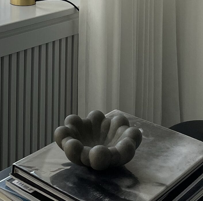 Bloom Tray, Mini - Dark Grey, L15,5 / W15,5 cm