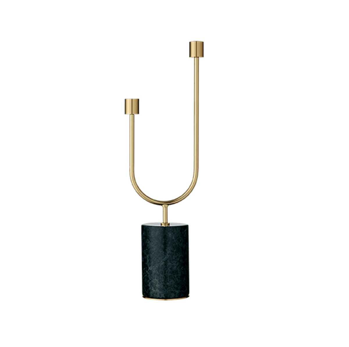 Grasil Candle Holder, Forest/Gold